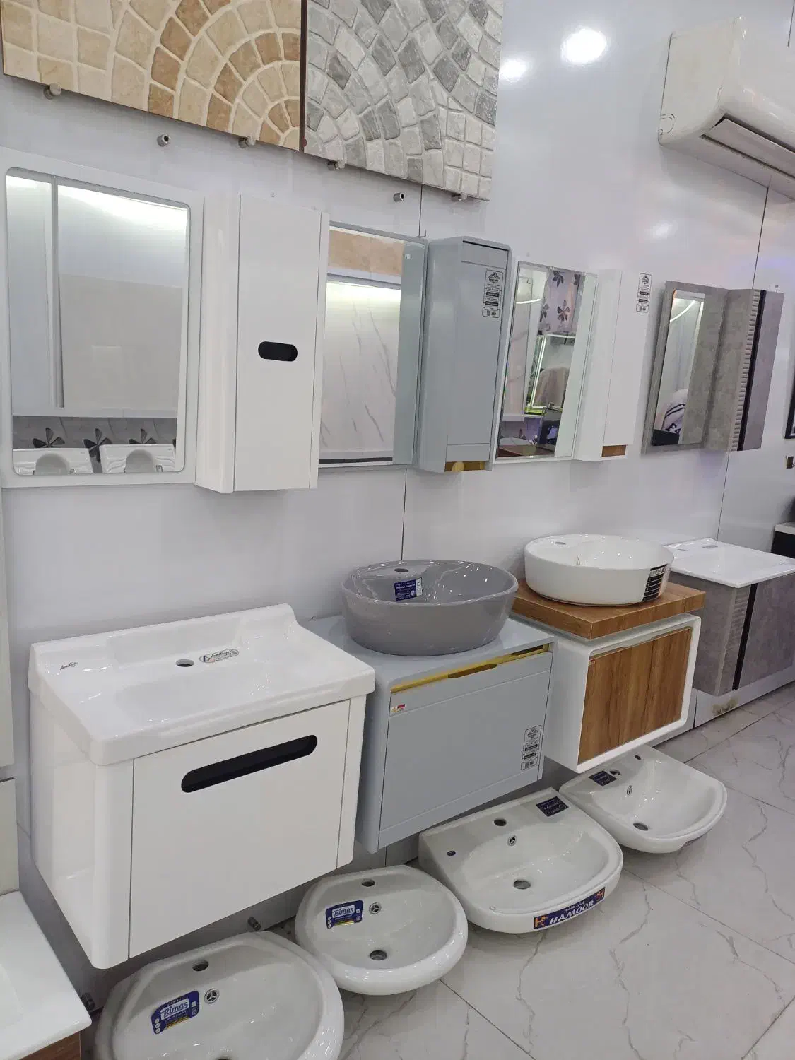 روشویی مدرن و انواع توالت فرنگی و..|لوازم سرویس بهداشتی|دزفول, |دیوار