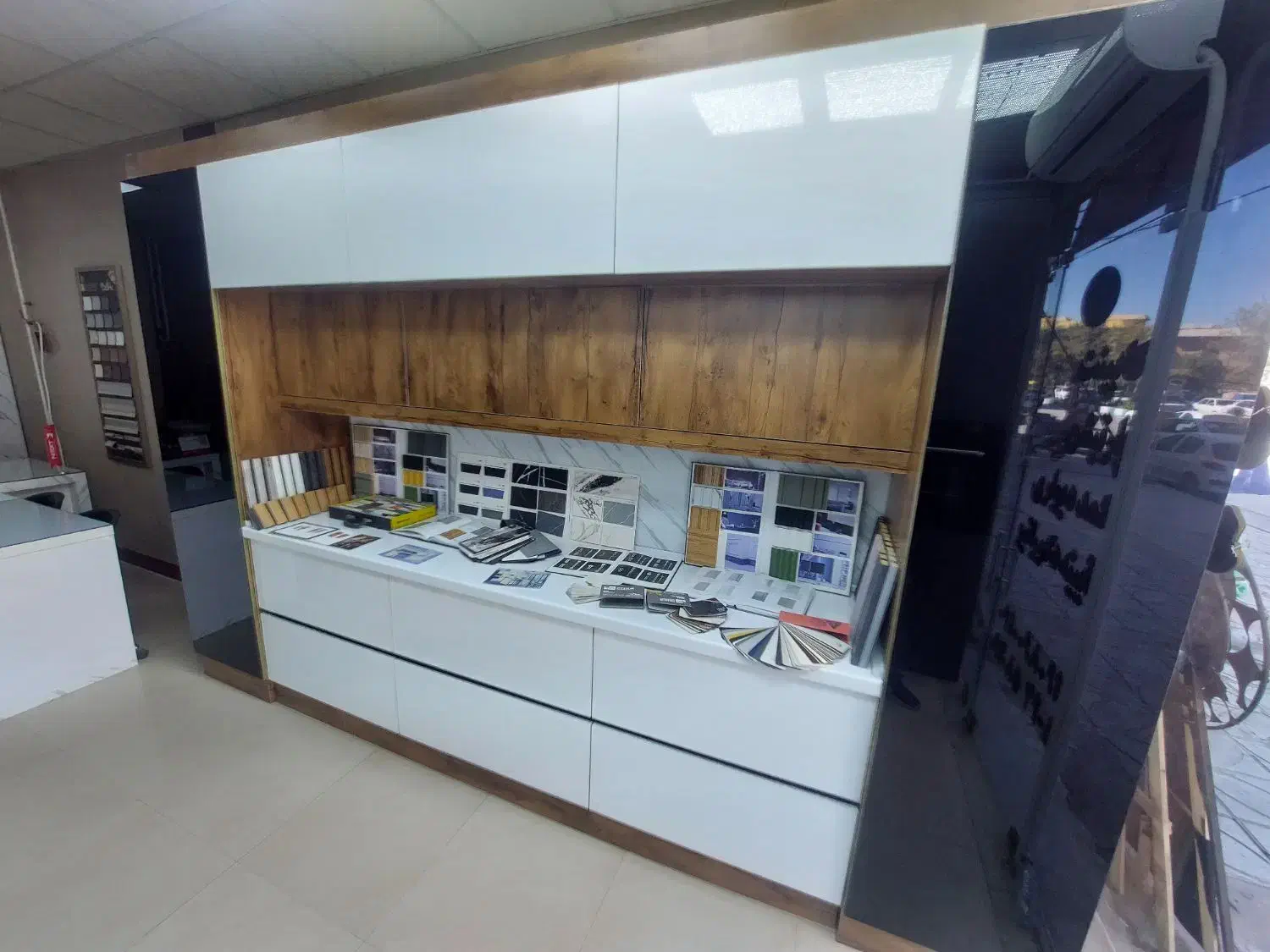 دکور دفتر کابینت هایگلس|دفتر کار|کرمانشاه, |دیوار