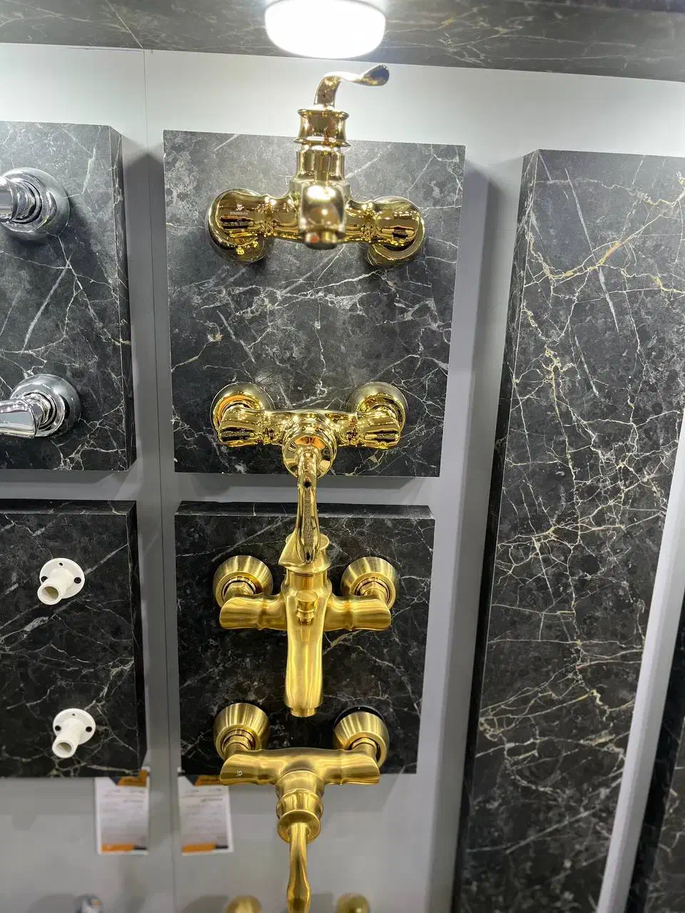 ست شیرالات تمام برنج|مصالح و تجهیزات ساختمان|اصفهان, سرچشمه|دیوار