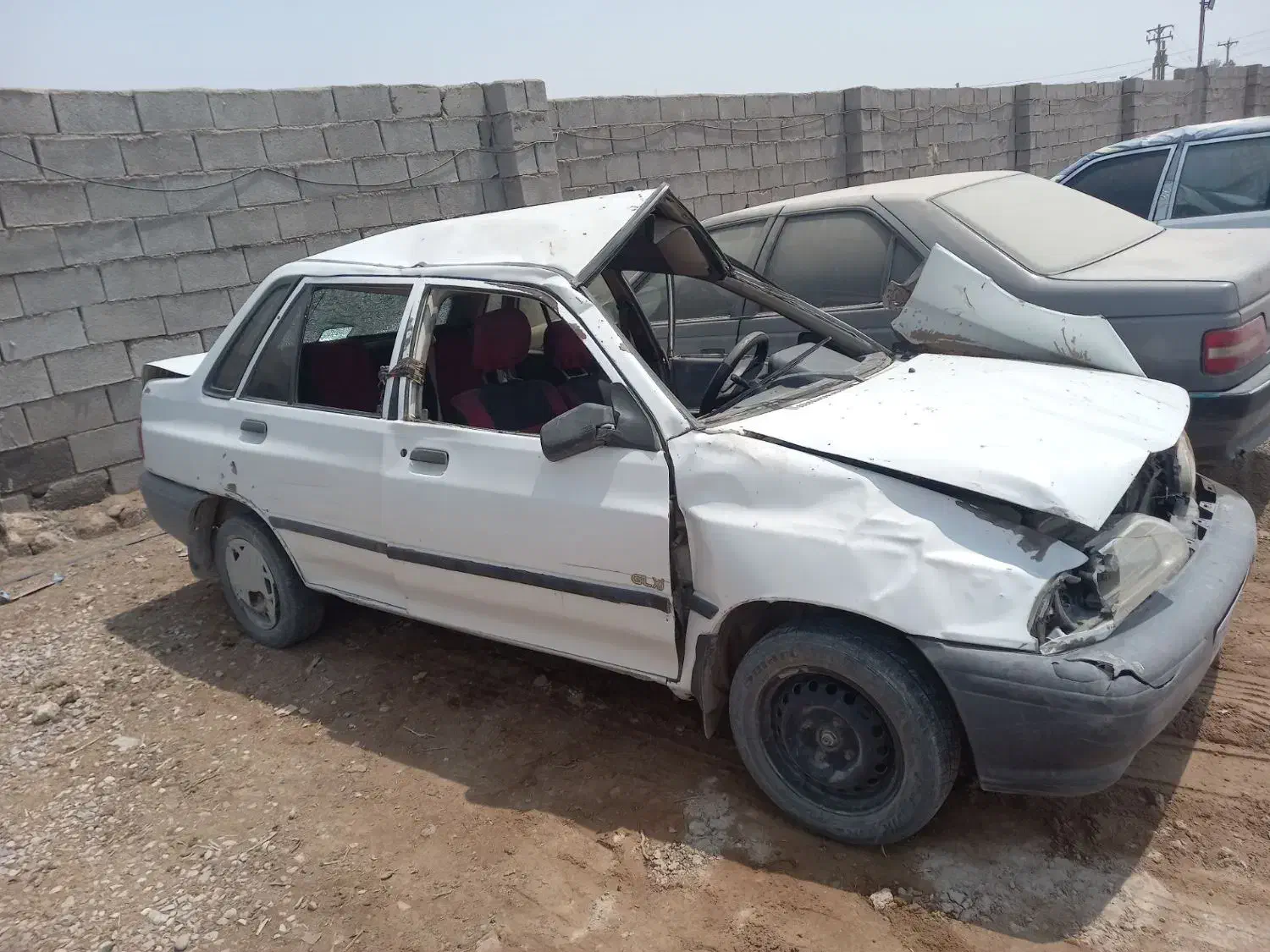 پراید 85تصادفی توافقی|خودرو سواری و وانت|باوی, |دیوار