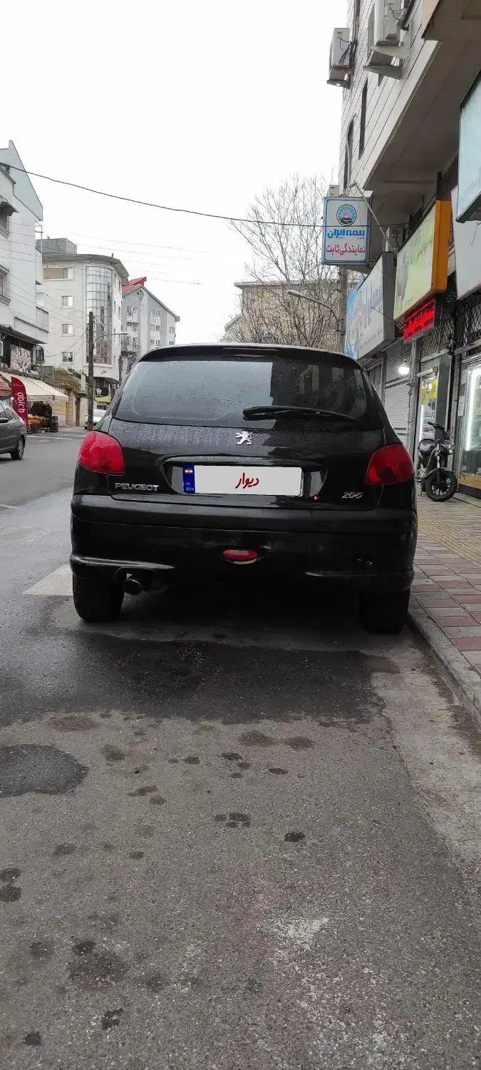 پژو 206مدل89|خودرو سواری و وانت|رشت, چله خانه|دیوار