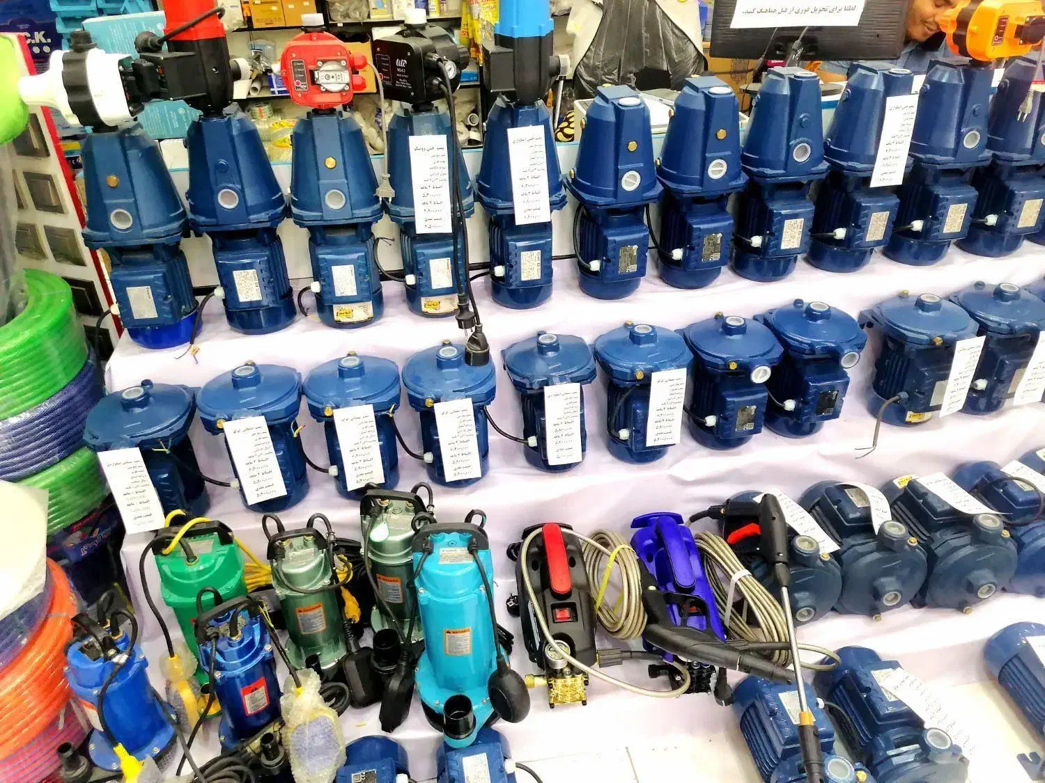 پمپ آب جتی بشقابی محیطی برند هاچاسو|مصالح و تجهیزات ساختمان|قم, ولیعصر|دیوار