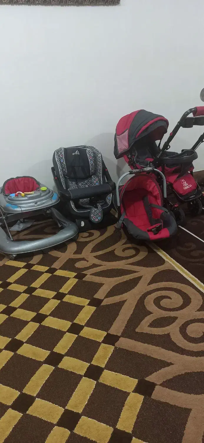 صندلی ماشین کودک ،کریر، روروک و کالسکه مارک دلیجان|کالسکه و لوازم جانبی|جم, |دیوار