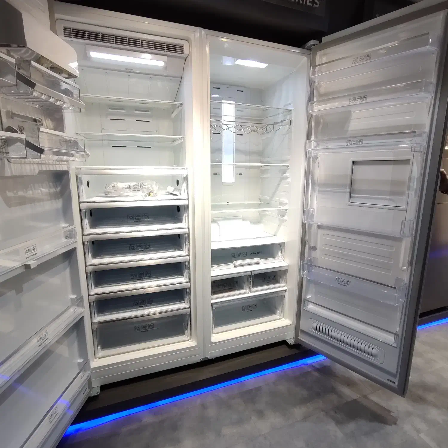 یخچال فریزر دوقلو کلور یخساز گلوری پلاس عرض ۷۰سانت|یخچال و فریزر|رشت, بازار|دیوار