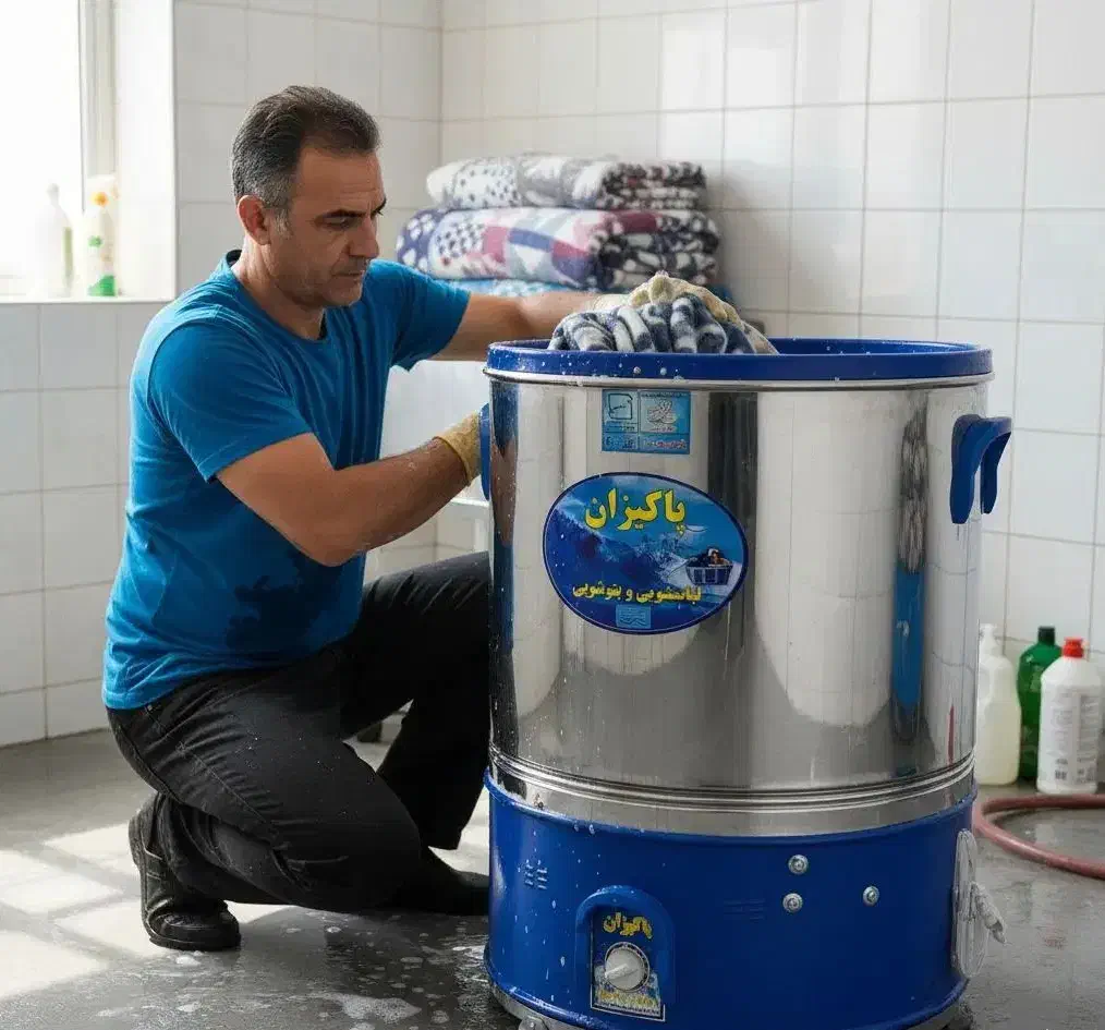 پتوشور پاکیزان لباسشویی میلاد ۶۰کیلو کد ۳۰/کره گیر|ماشین لباسشویی و خشککن لباس|قم, شاه ابراهیم|دیوار