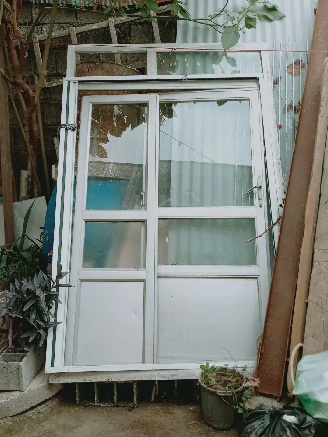 یک درب آلمینیومی صنایع سنگین عرض ۱۵۰ارتفاع۲۳۰|مصالح و تجهیزات ساختمان|رشت, آب و برق|دیوار