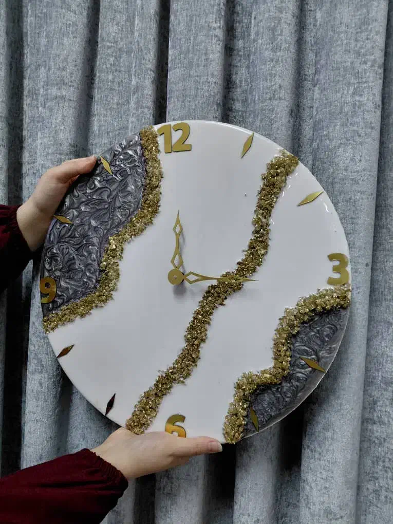 انواع ساعت دیواری رزینی همراه با ست جاکلیدی|ساعت دیواری و تزئینی|بهبهان, |دیوار