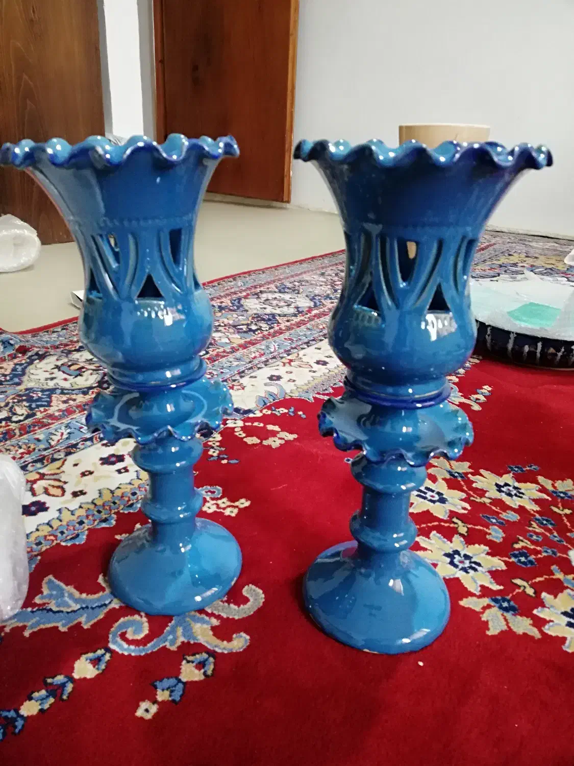 چرراغ سفالی، سفال هنداو|صنایع دستی و سایر لوازم تزئینی|قائم‌شهر, |دیوار