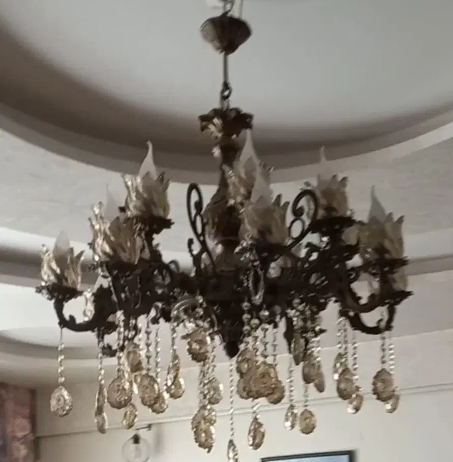 لوستر ۱۶ شاخه|لوستر و چراغ آویز|شاهین‌شهر, مخابرات (شهید بهشتی)|دیوار