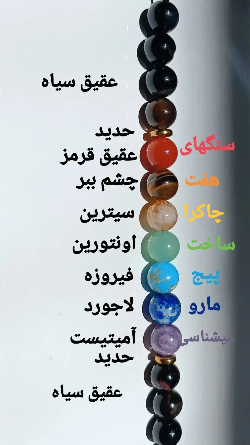 دستبند هفت چاکرا|جواهرات|تهران, آهنگ|دیوار