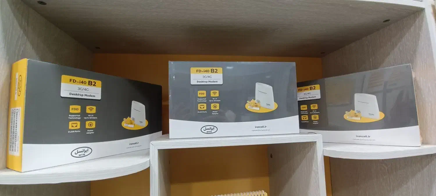 مودم نو ایرانسل FD-i40 B2 اینترنت 4G پرسرعت|خدمات رایانه‌ای و موبایل|خرم‌آباد, |دیوار