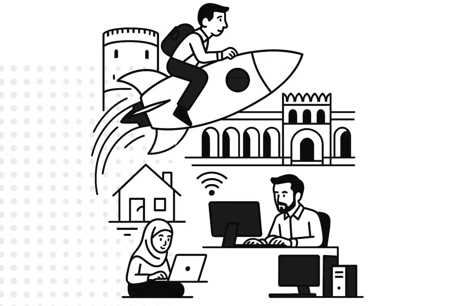 خدمات کامپیوتری سیار در محل کار و منزل|خدمات رایانه‌ای و موبایل|برازجان, |دیوار