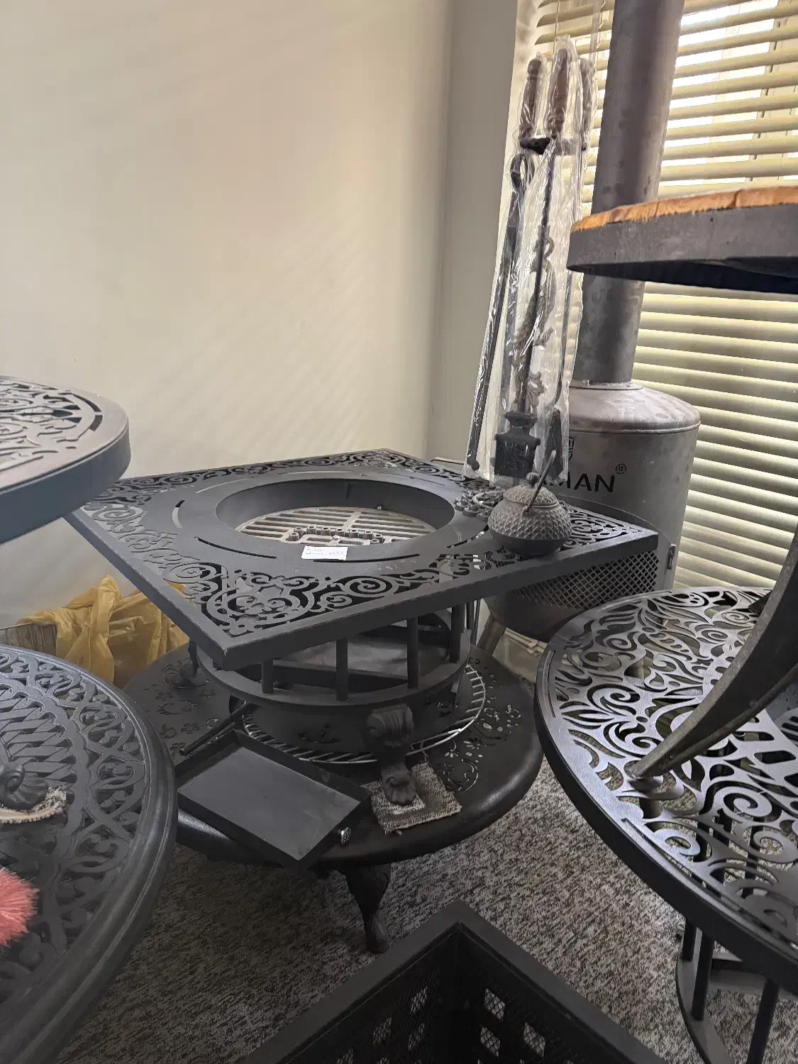 آتشدان گازی هیزمی|بخاری، هیتر، شومینه|اصفهان, مولوی|دیوار