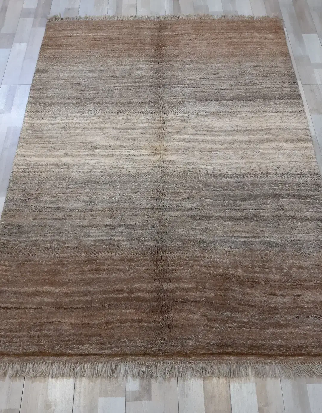 سه متری گبه دستبافت شیراز راه راهی کرم طوسی|گلیم، جاجیم، گبه|تهران, حر|دیوار