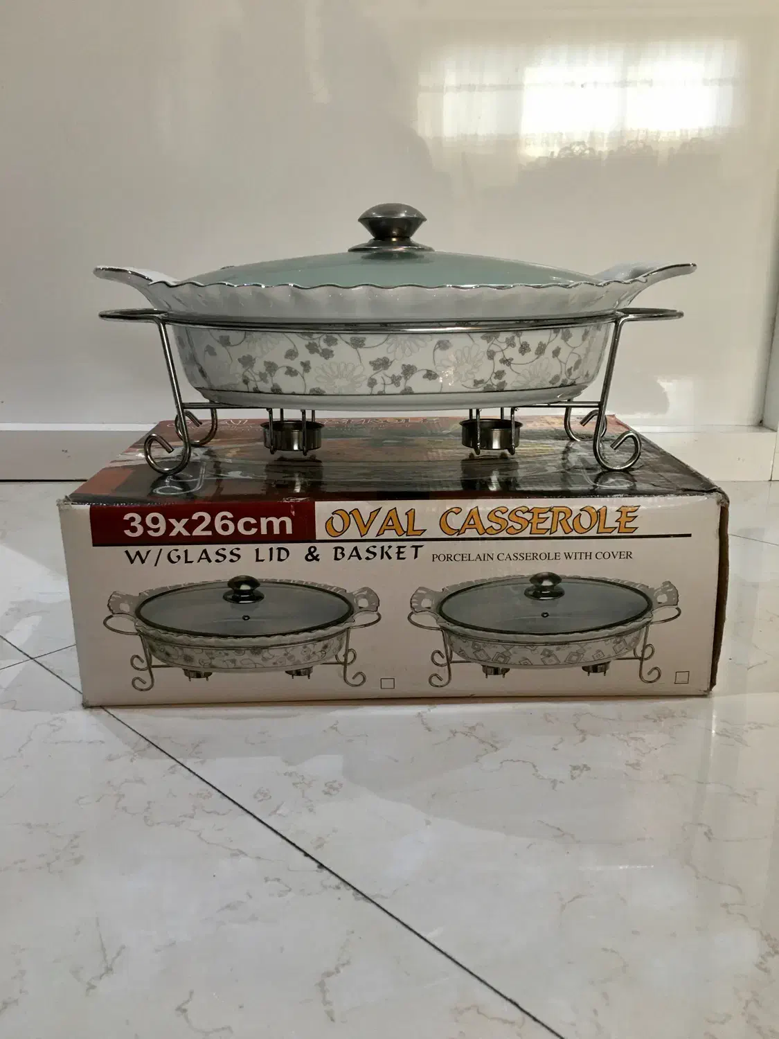 سوفله خوری وارمردار (با جعبه)|ظروف سرو و پذیرایی|اصفهان, کوی ولی عصر|دیوار