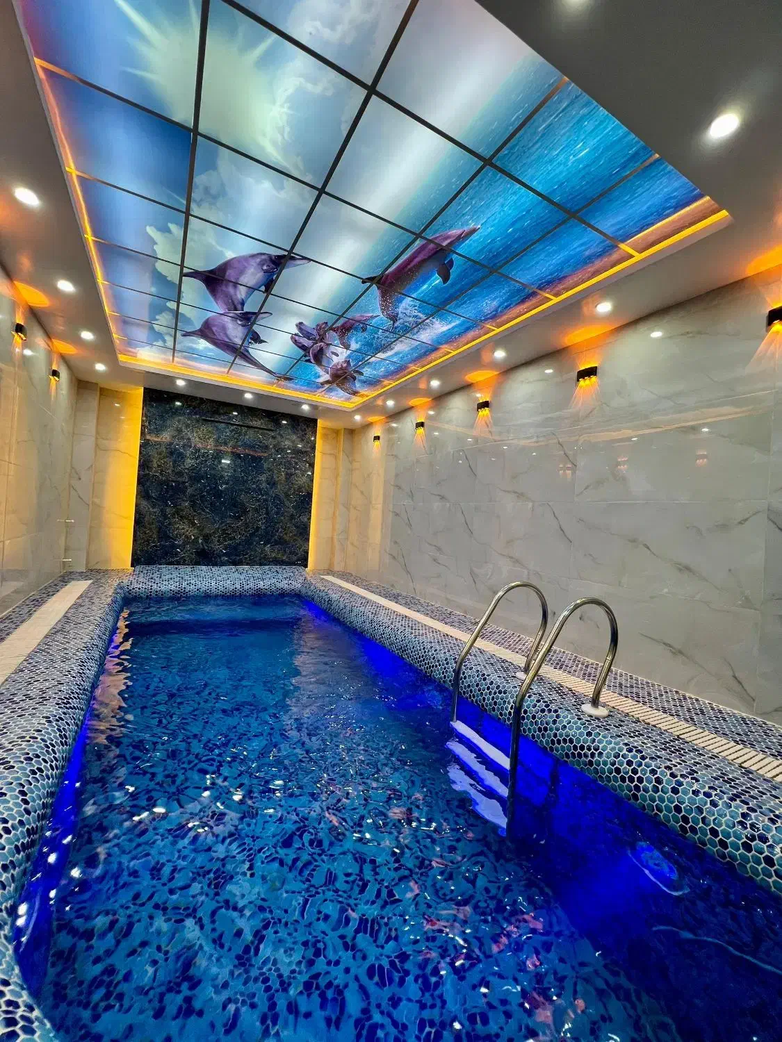 استخر مدیترانه ای|اجارهٔ کوتاه‌مدت ویلا و باغ|بندر انزلی, قلم گوده|دیوار