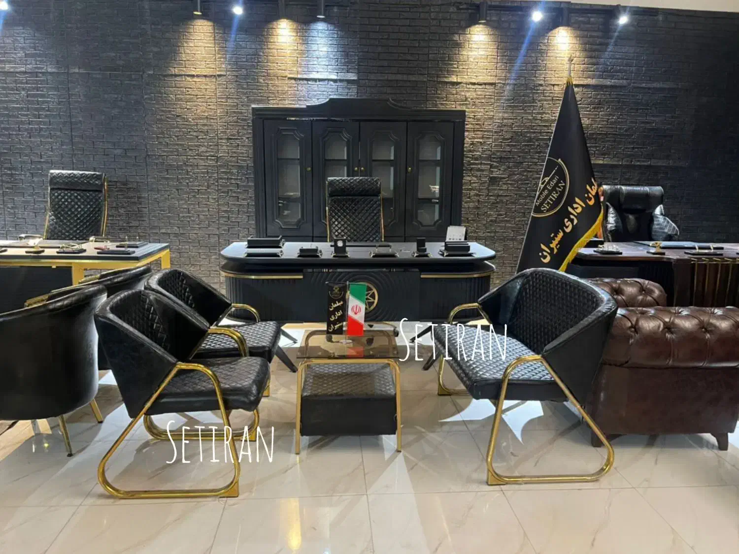 مبلمان اداری نقره ای فرم|دفتر کار|تهران, یافت آباد جنوبی|دیوار