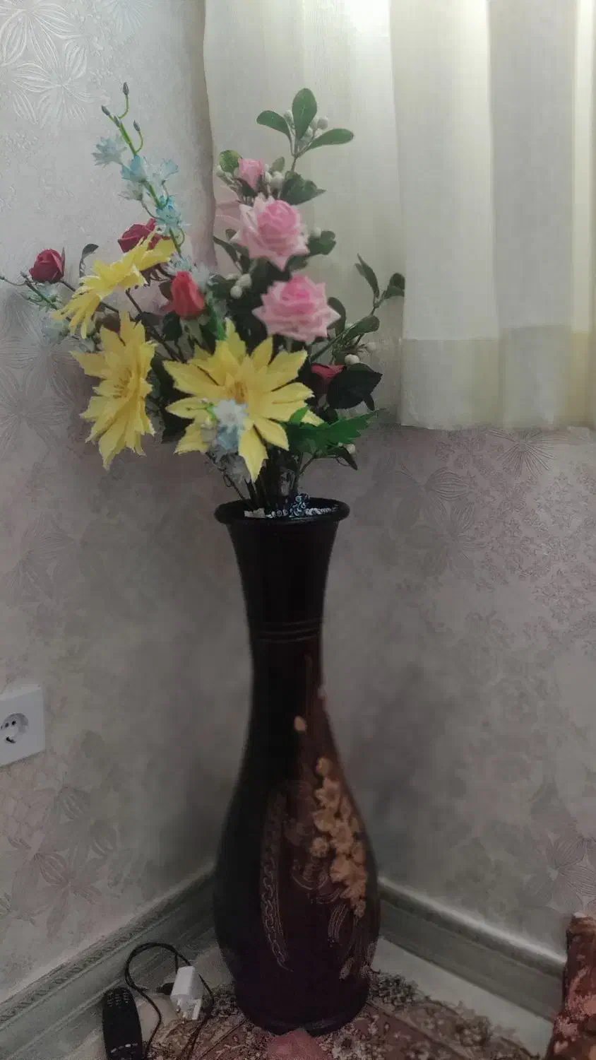 گلدان وگل|گل مصنوعی|کرمانشاه, |دیوار