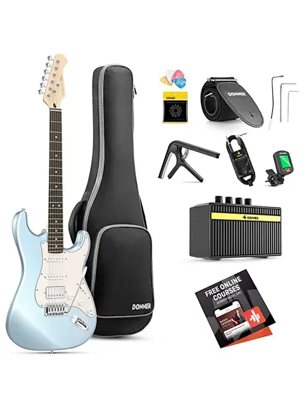 گیتار الکتریک Donner|گیتار، بیس، امپلیفایر|اصفهان, باغ زرشک|دیوار