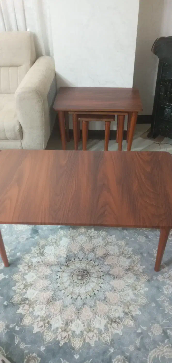 میز به همراه ۳تا عسلی کاملا نو|مبلمان خانگی و میز عسلی|ری, سیزده آبان|دیوار