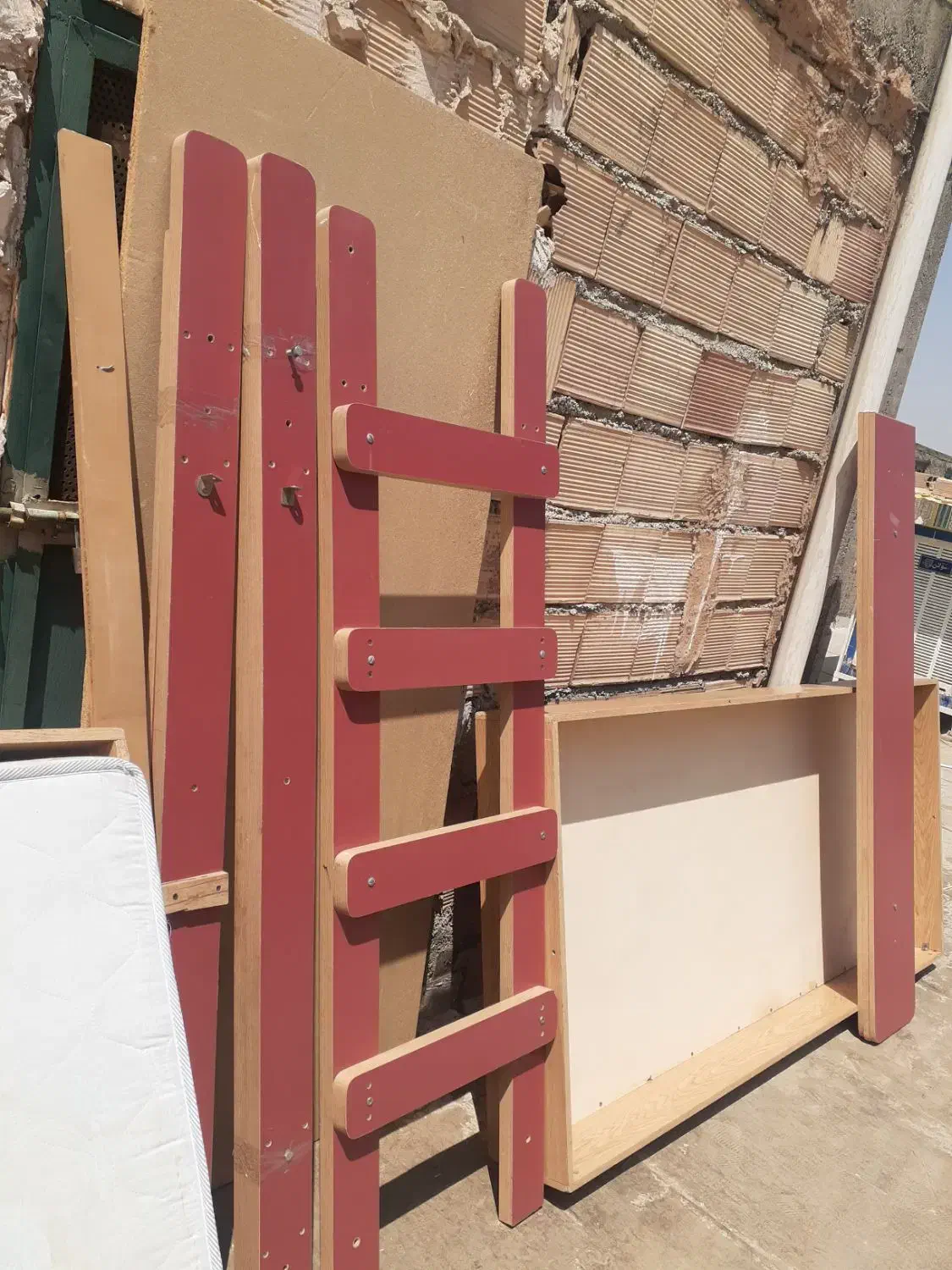 تخت دو طبقه نوجوان برند نازنین|تخت و سرویس خواب|پاکدشت, پاکدشت (مامازند)|دیوار