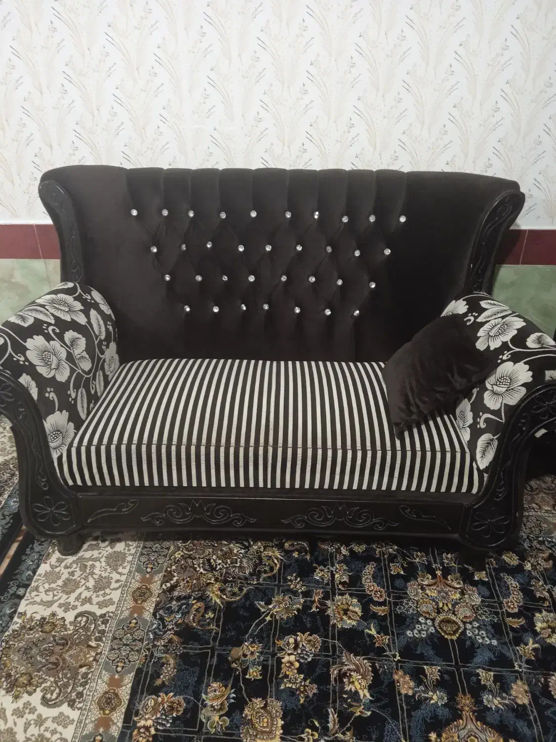 مبل هفت نفره مخمر|مبلمان خانگی و میز عسلی|میاندوآب, |دیوار