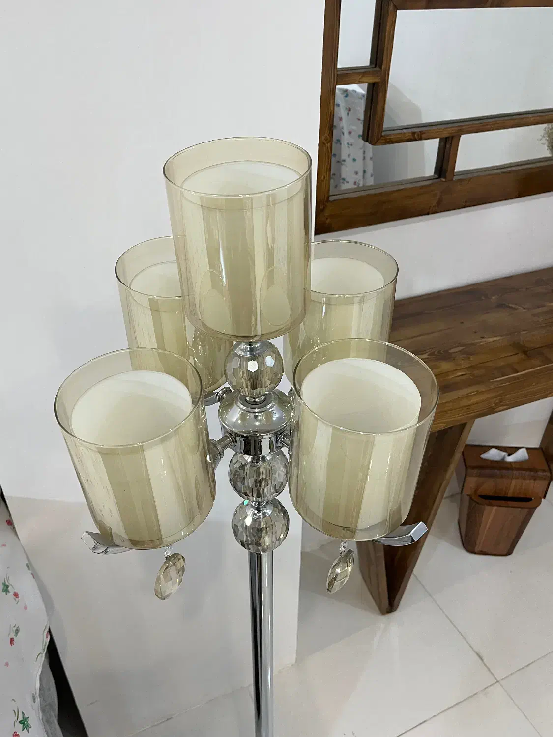 اباژور۵شعله|چراغ خواب و آباژور|قدس, شهرقدس|دیوار