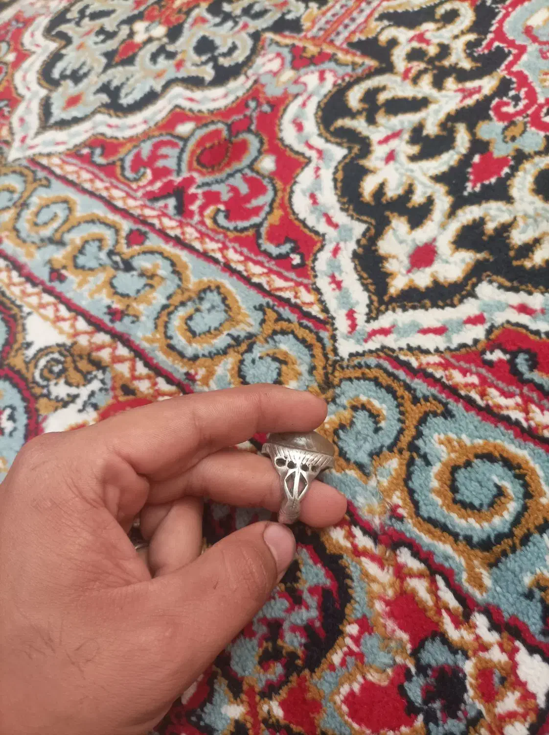 انگشتر قدیمی نقره|جواهرات|برازجان, |دیوار