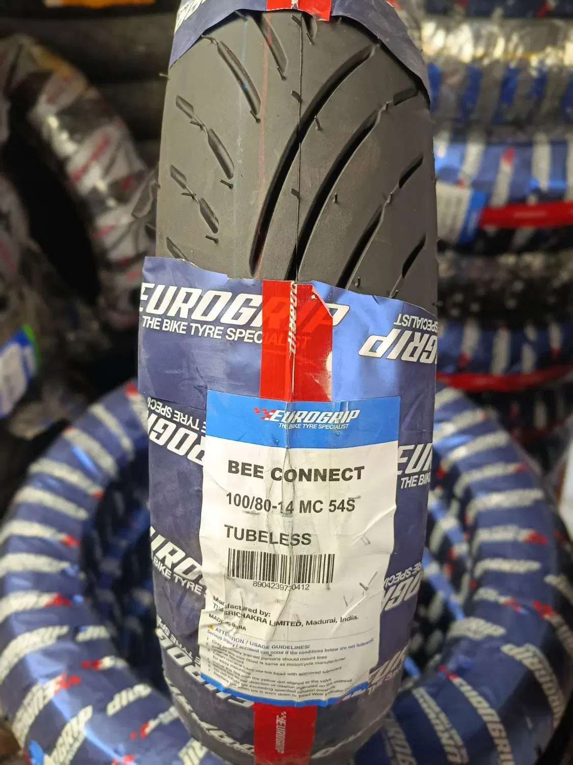 لاستیک موتور یورو گریپ هند|قطعات یدکی و لوازم جانبی|تهران, گمرک|دیوار