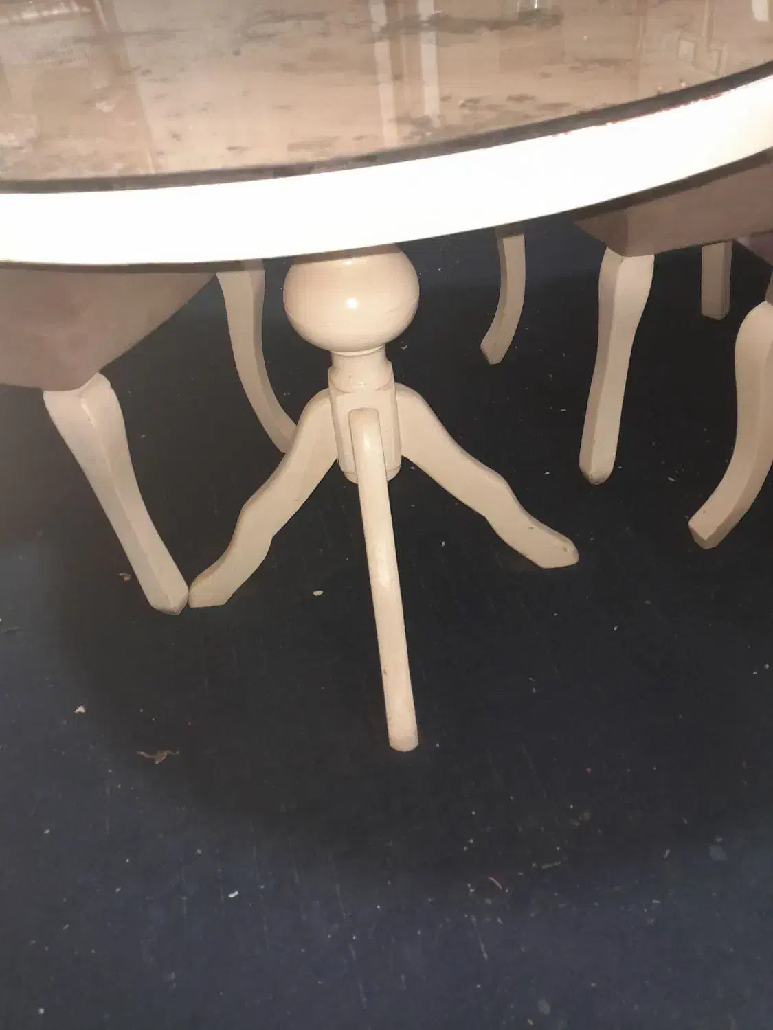 میز غذا خوری ۴ نفره طرح چوب|میز و صندلی غذاخوری|امیدیه, |دیوار