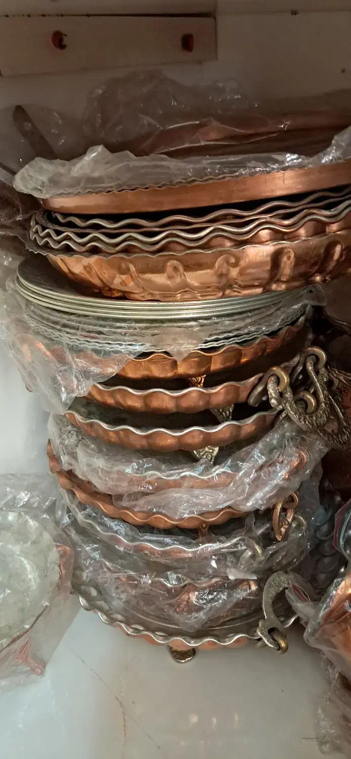 فروش ظروف مسی زیر قیمت|صنایع دستی و سایر لوازم تزئینی|قرچک, محمد آباد|دیوار