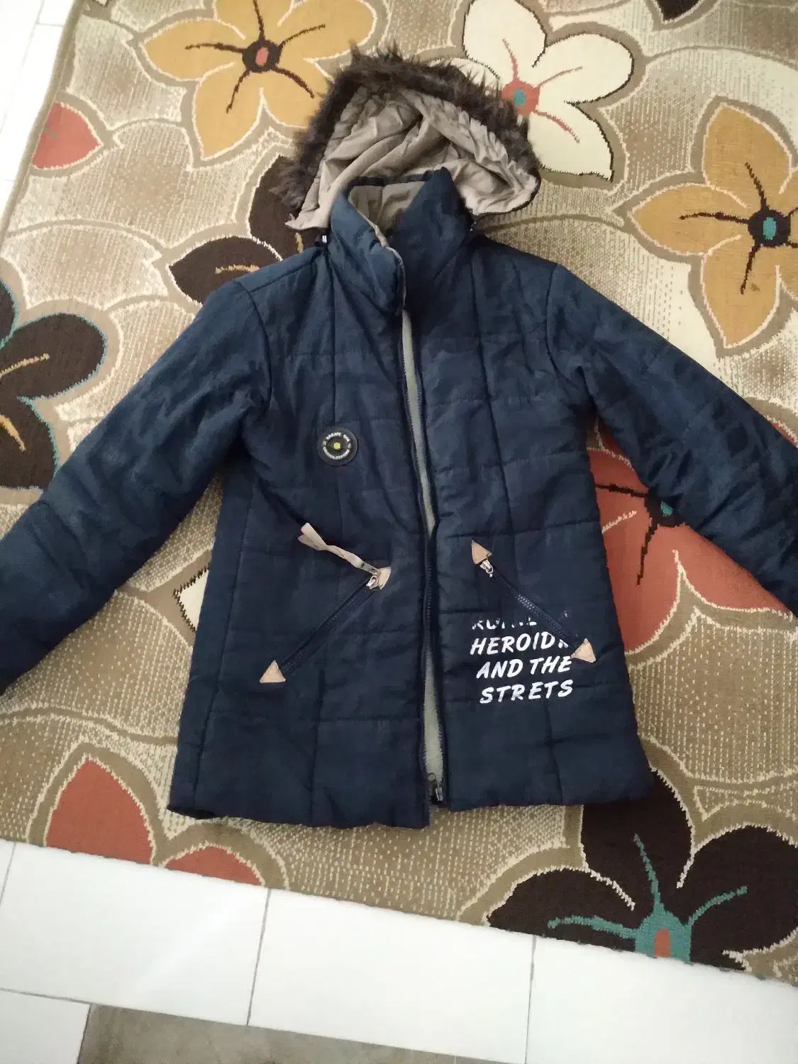 کاپشن پسرانه در حد نو مناسب ۱۰ تا ۱۳ سال|لباس|پاکدشت, شهرک امام رضا|دیوار