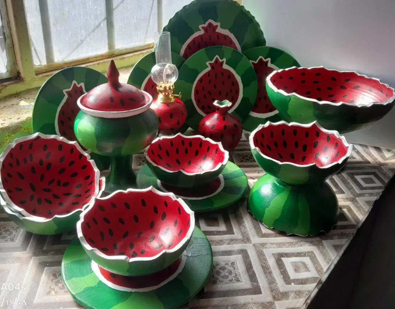 طرح یلدایی|صنایع دستی و سایر لوازم تزئینی|سربیشه, |دیوار