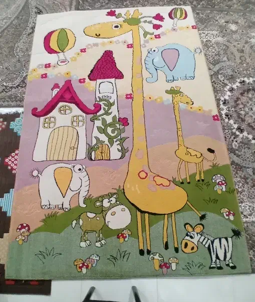 گلیم فرش اتاق بچه ۶ متری|فرش|کرمانشاه, |دیوار