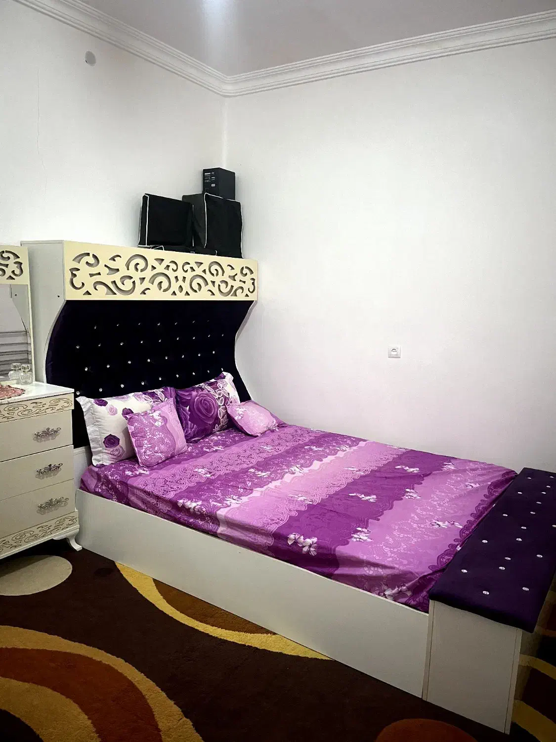 تخت خواب دو نفره|تخت و سرویس خواب|دره شهر, |دیوار