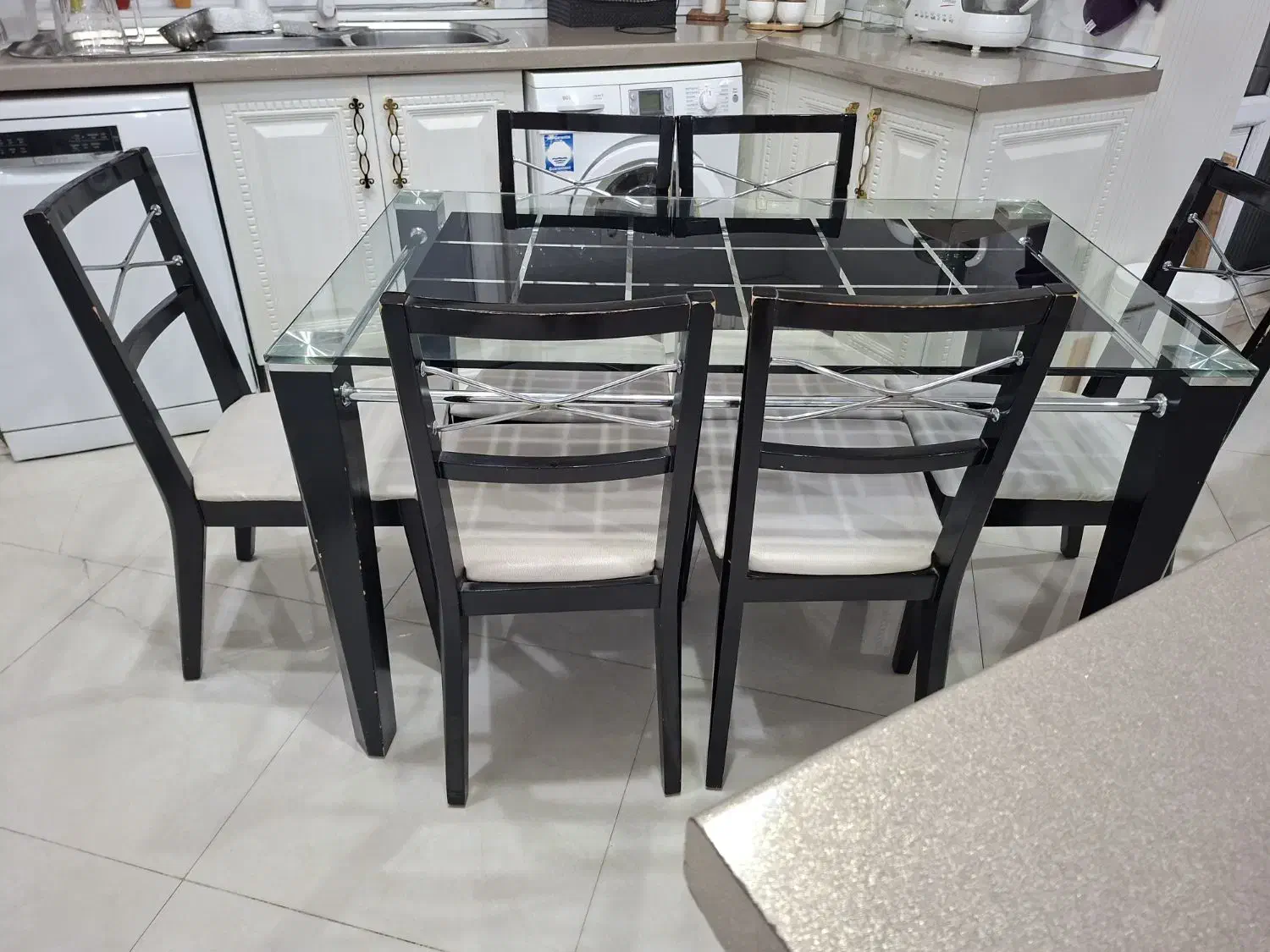 میز ناهارخوری ۶ نفره ترک|میز و صندلی غذاخوری|تهران, قیام|دیوار