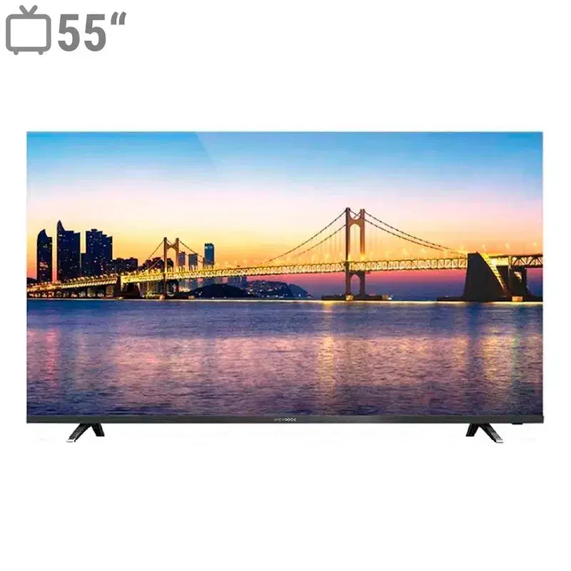 تلویزیون ۵۵اینچ دوو  ویترینی|تلویزیون و پروژکتور|کرمان, |دیوار