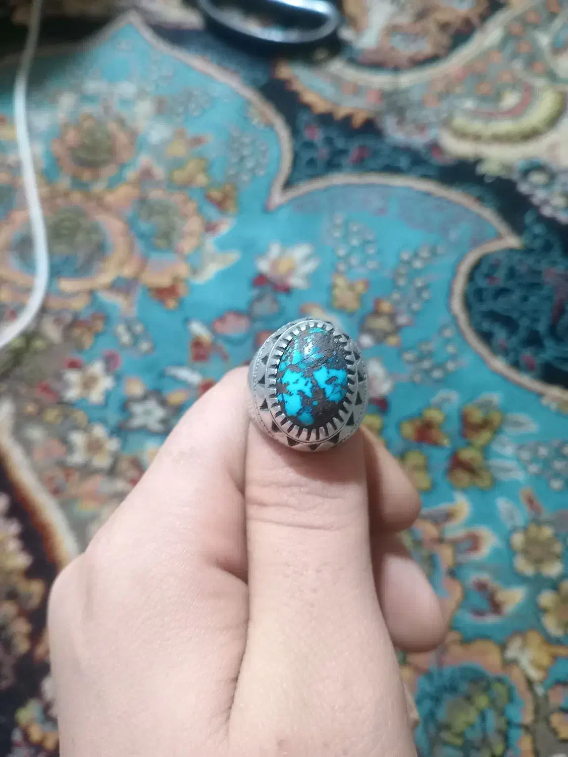 انگشترنگین فیروزه|جواهرات|سبزوار, قصبه غربی|دیوار