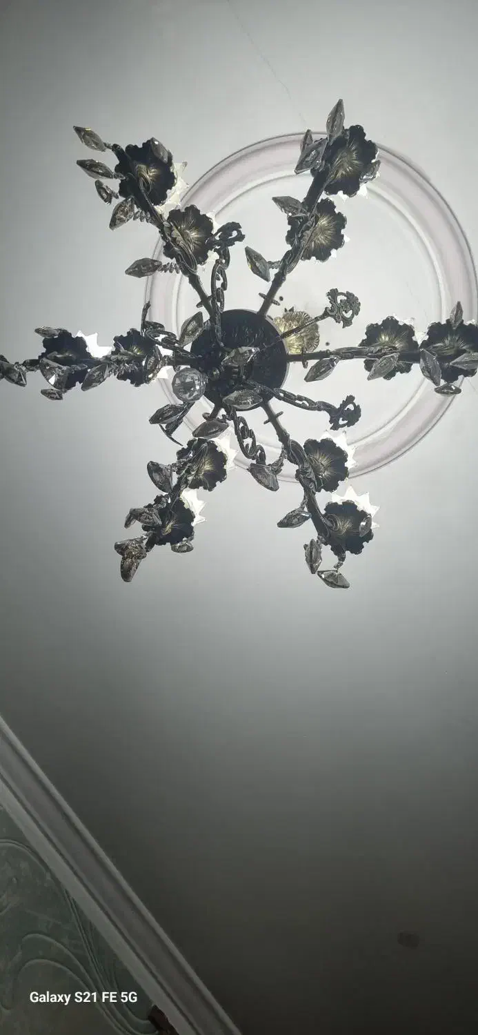 لوستر برنجی|لوستر و چراغ آویز|تهران, یافت‌آباد|دیوار