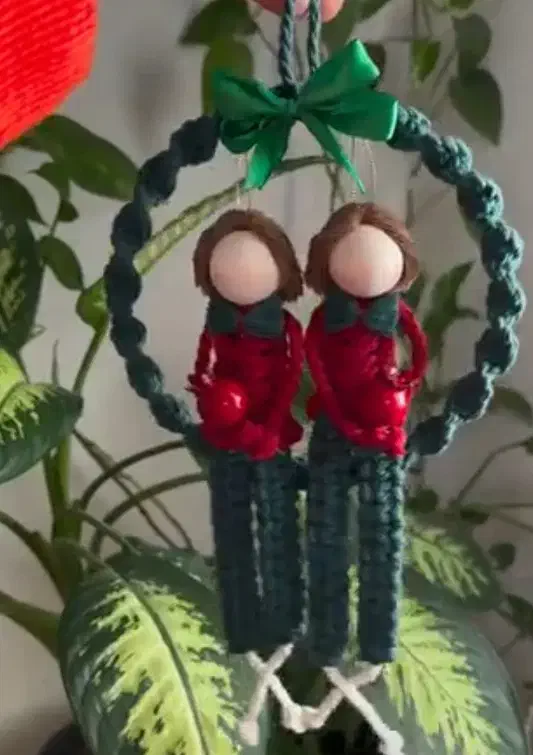 عروسک مکرومه یلدایی|صنایع دستی و سایر لوازم تزئینی|زابل, |دیوار