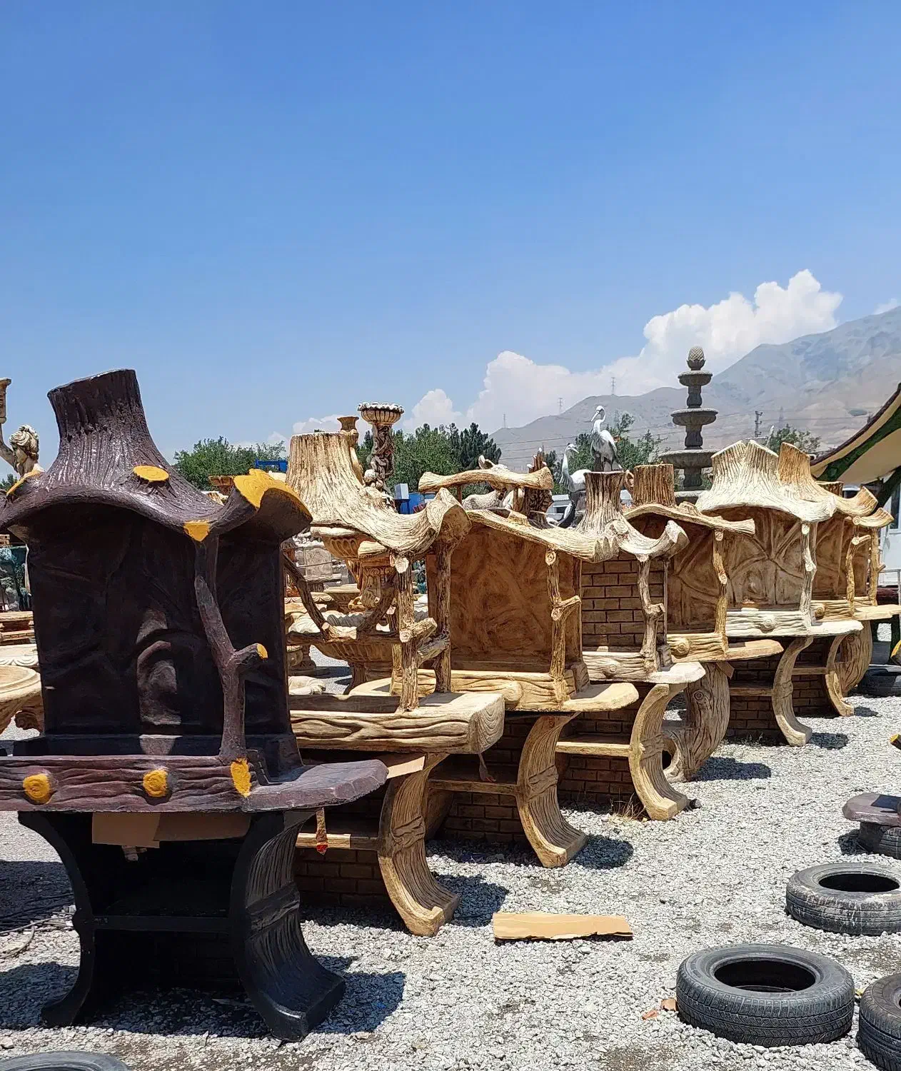 کبابپز بتنی اجری طرح سنگ|اجاق گاز و لوازم برقی پخت‌وپز|سیرجان, |دیوار