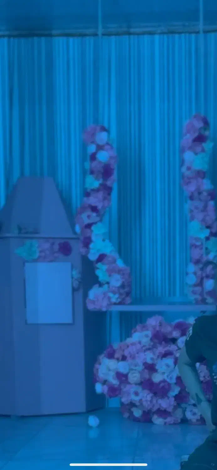 تاب با تزییات گل صورتی|مبلمان خانگی و میز عسلی|تهران, کاج|دیوار