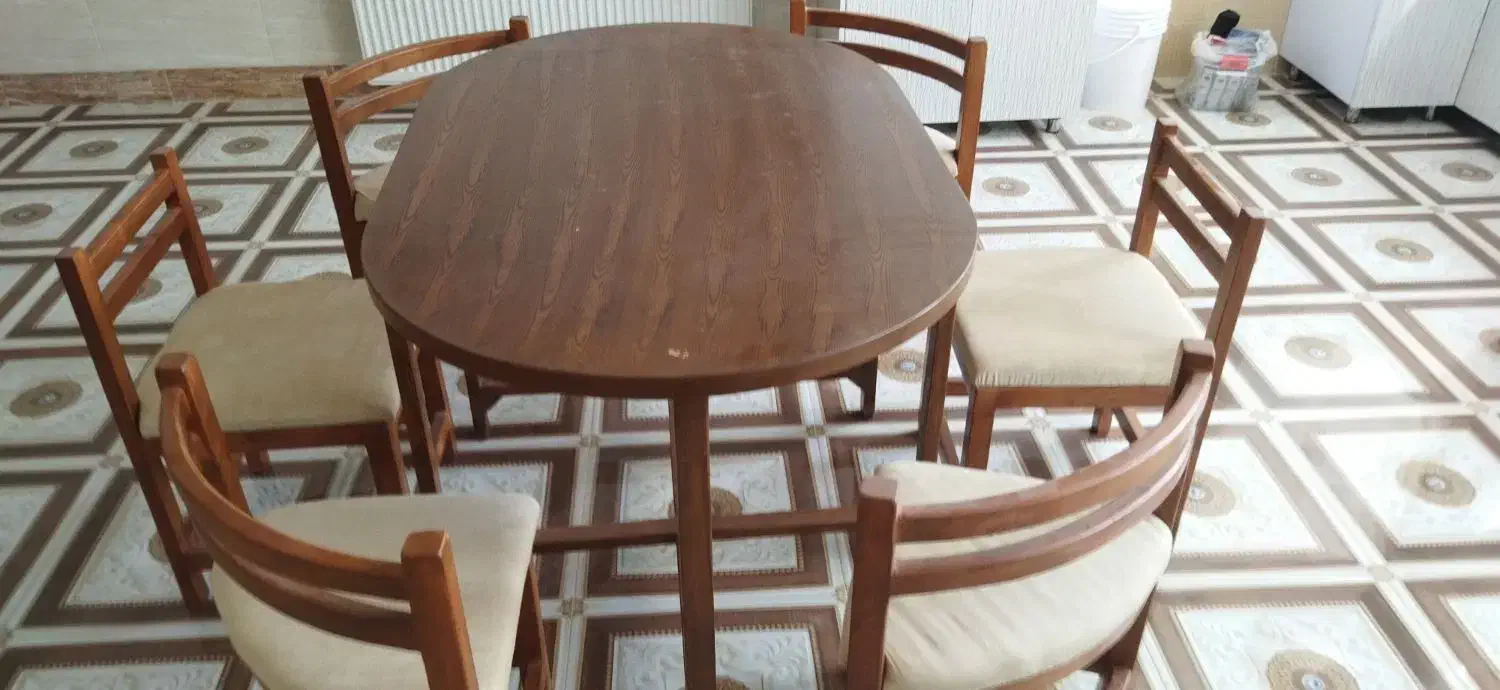 میزناهارخوری ۶نفره|میز و صندلی غذاخوری|یزد, |دیوار
