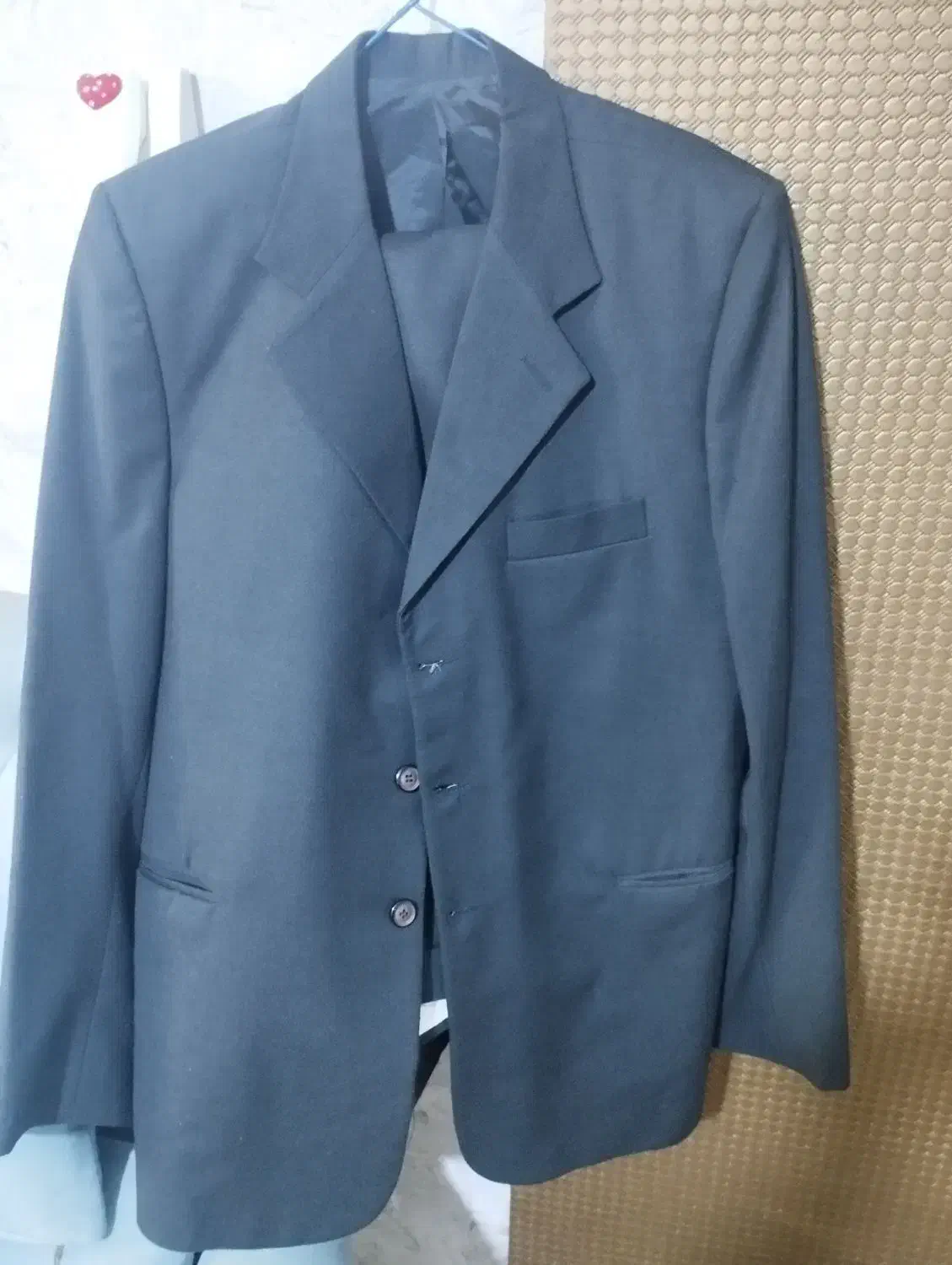 یک دست کت شلوار رنک نوک مدادی تقریبا دودی فروش|لباس|شهریار, شهرک امیریه|دیوار