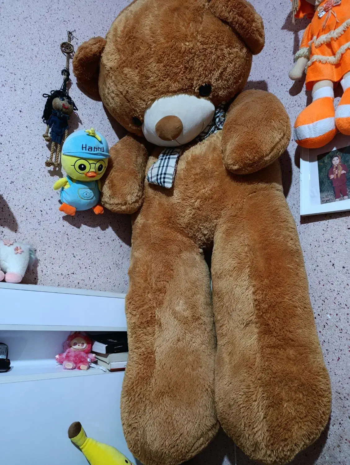 عروسک خرس سه متری|اسباب‌بازی بچه|رودبنه, |دیوار