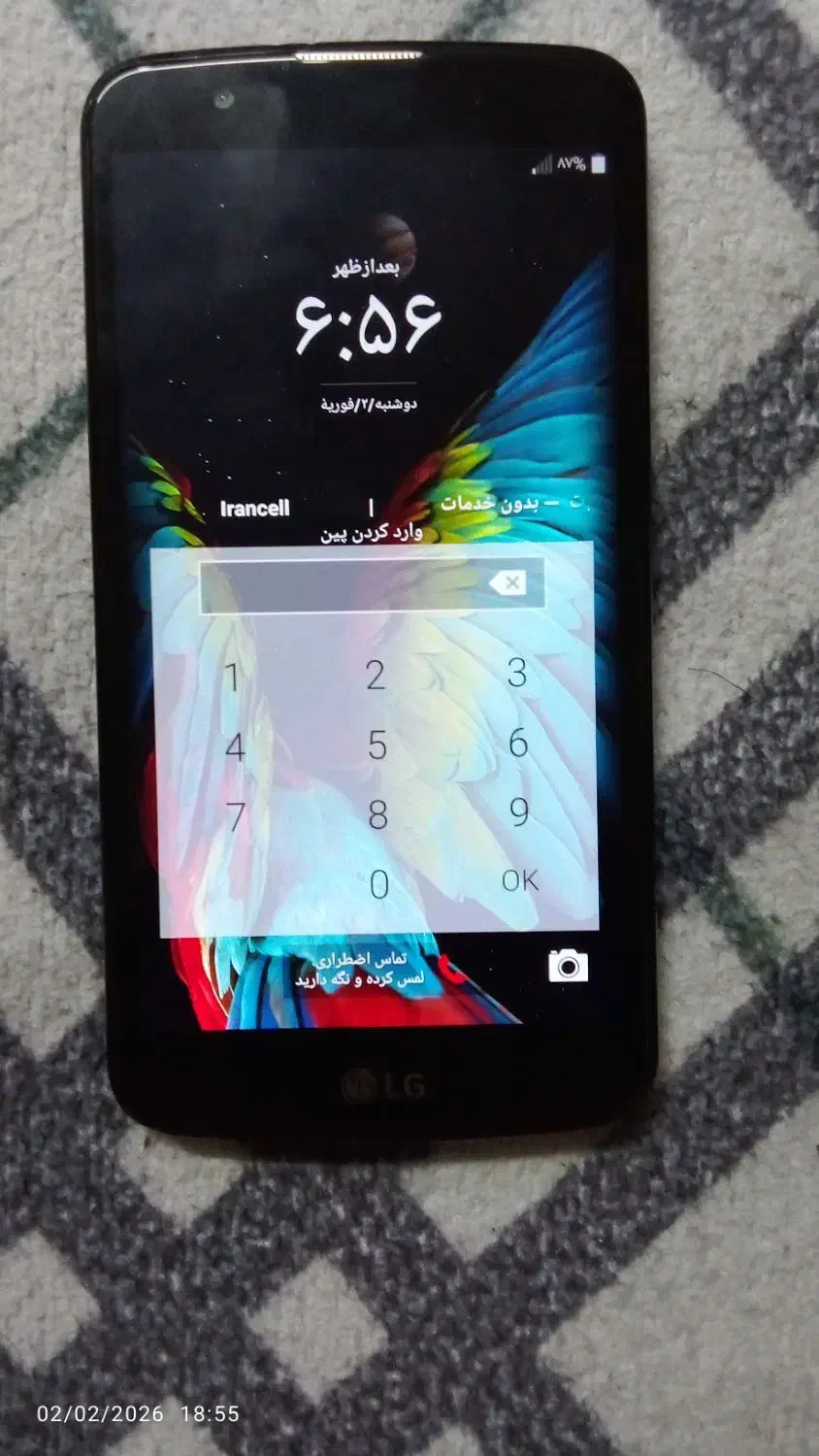 گوشی ال جی k10|موبایل|اردبیل, |دیوار