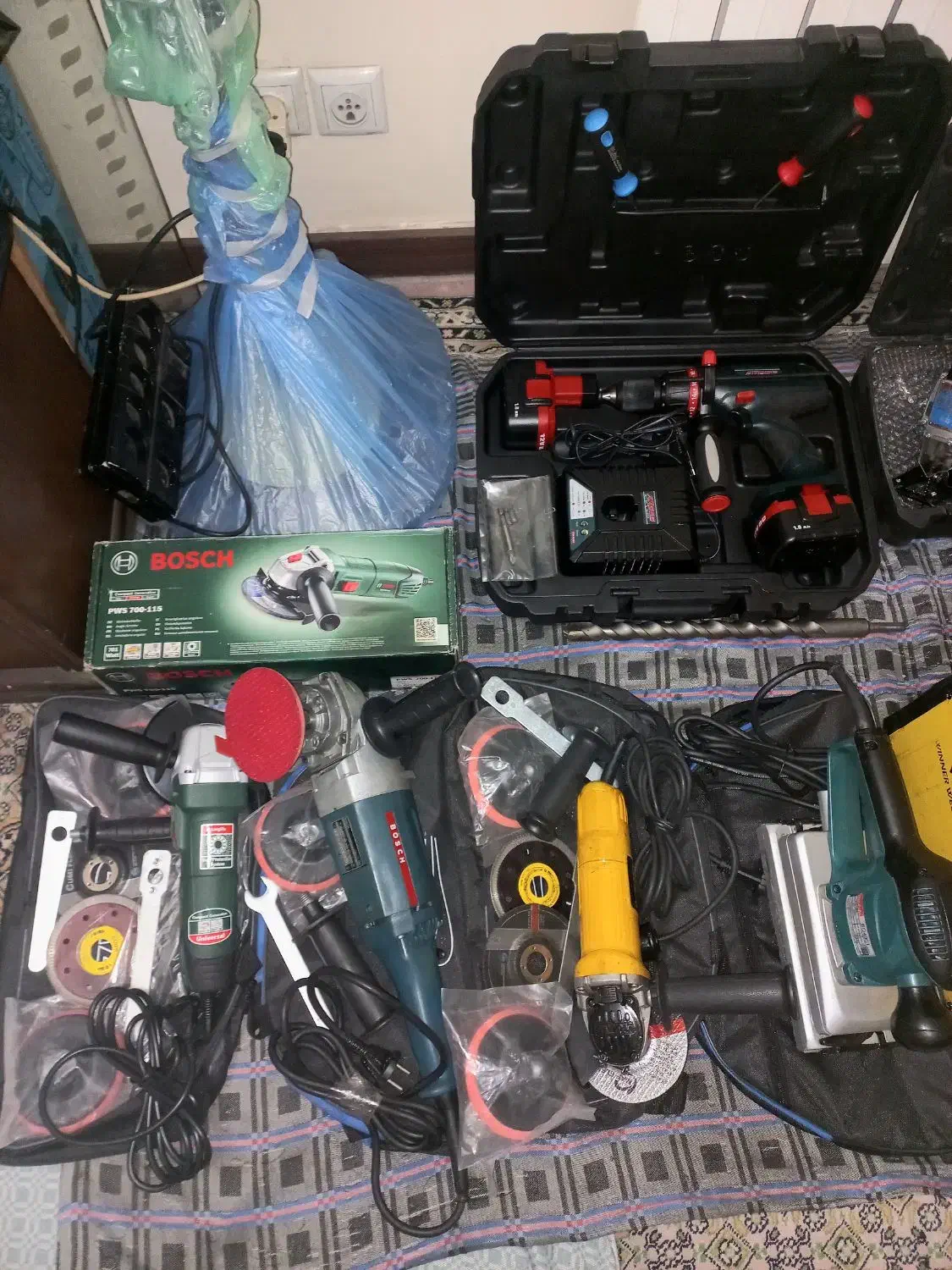 سمباده لرزان مینی سنگفرز رنده نجاری اینورتر عمودبر|ابزارآلات|تهران, کرمان|دیوار