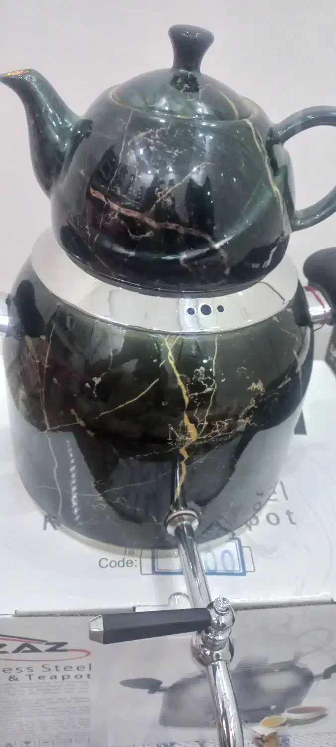 کتری شیردار کف چدن|قوری، کتری، قهوه‌ساز دستی|تربت‌حیدریه, حیدرآباد|دیوار