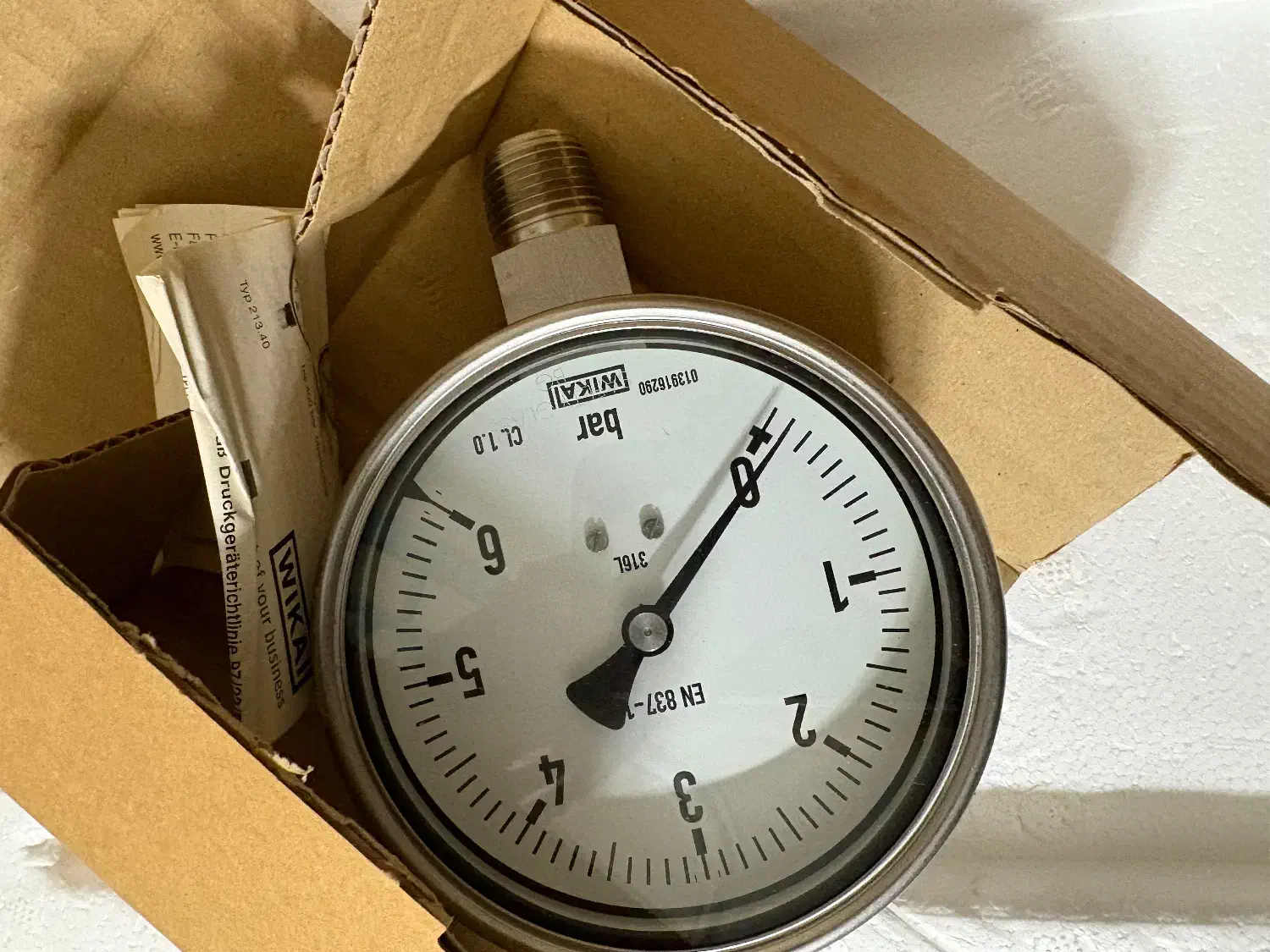 دوعدد گیج 6-0 bar- استیل- خشک عمودی صفحه ده سانت|ابزارآلات|تهران, سنائی|دیوار