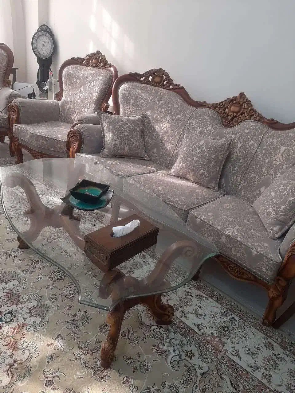 سرویس مبلمان 9 نفره|مبلمان خانگی و میز عسلی|مشهد, رضاشهر|دیوار